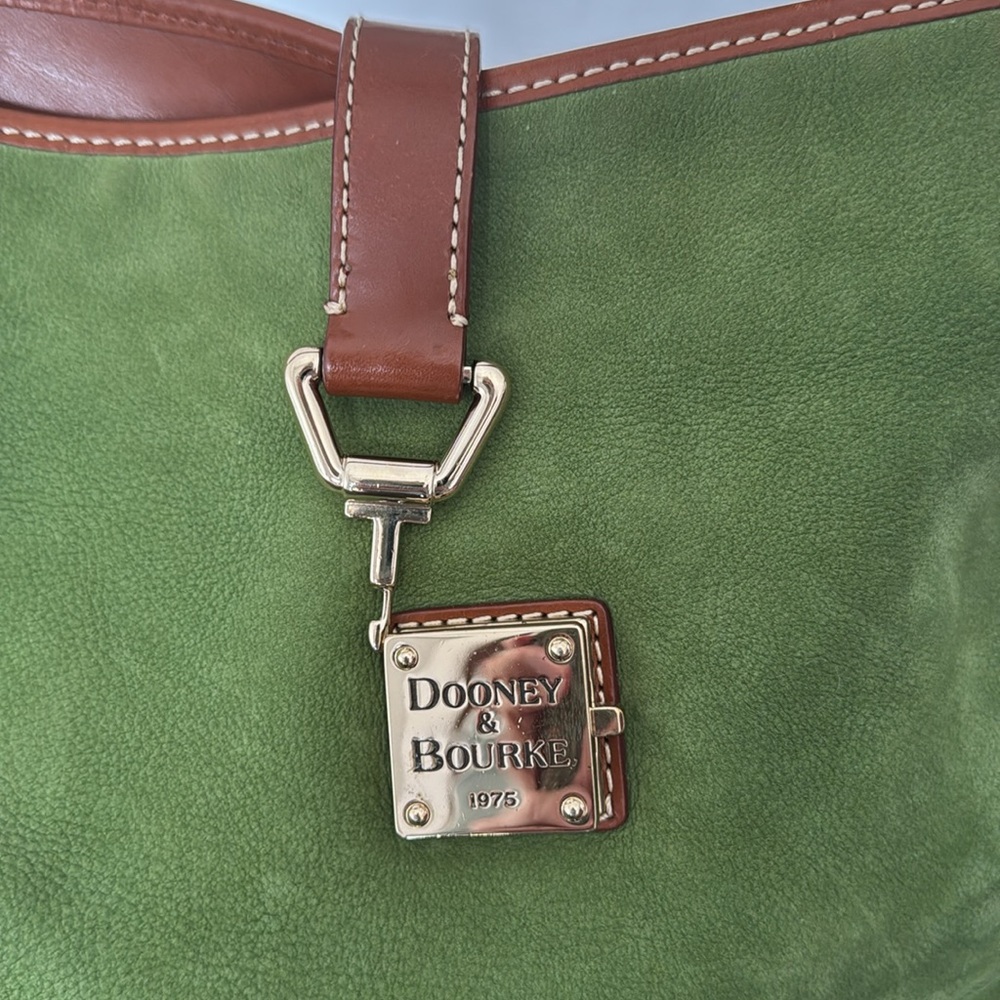 Dooney &Bourke suede and leather shoulder bag - Picture 6 of 10